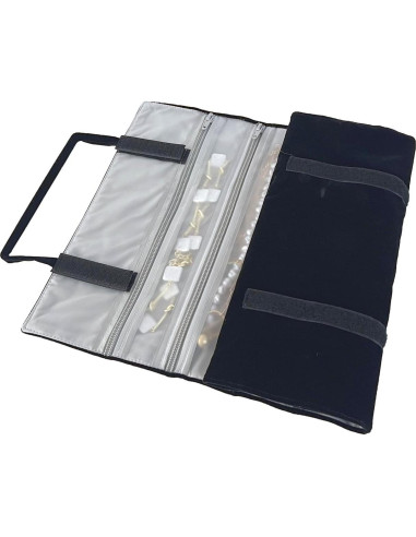 Estuche de Viaje Joyería UnionPlus Terciopelo 9 Rejillas