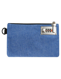 Bolsa de Dinero Bloqueable GEEDUD 12.7x20.3 cm Nylon Azul