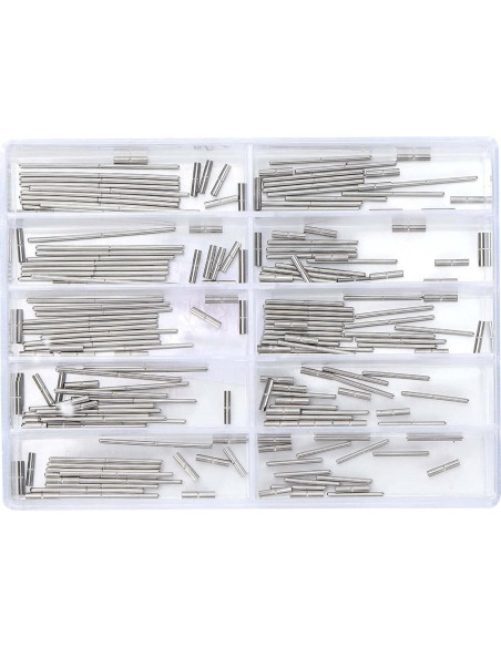 Juego de 100 Piezas Barras de Reloj Hilitand 0.9mm 10-28mm Juego de 100 Piezas Barras de Reloj Hilitand 0.9mm 10-28mm