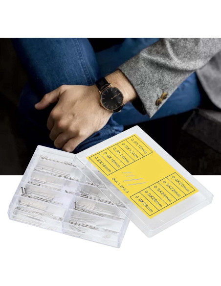 Juego de 100 Piezas Barras de Reloj Hilitand 0.9mm 10-28mm Juego de 100 Piezas Barras de Reloj Hilitand 0.9mm 10-28mm