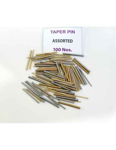 100 Pasadores Taper Acero y Latón Taurish para Relojes