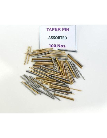 100 Pasadores Taper Acero y Latón Taurish para Relojes