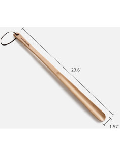Cuchara de zapato de madera Xentrawave 60 cm para adultos 2