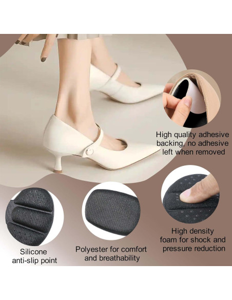 Almohadillas para Talón Rimoev - 2 Pares Antideslizantes