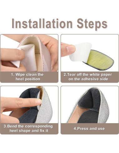 Almohadillas para Talón Rimoev - 2 Pares Antideslizantes