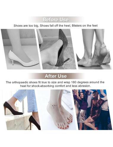 Almohadillas para Talón Rimoev - 2 Pares Antideslizantes
