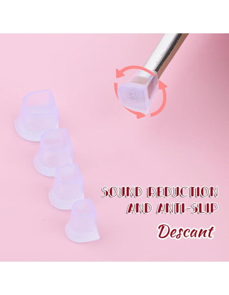 8 Pares de Protectores de Tacones Antideslizantes DIVINA VITAE
