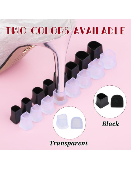 8 Pares de Protectores de Tacones Antideslizantes DIVINA VITAE