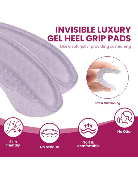 Juego de Almohadillas de Gel Bukihome para Tacones - Alivio Dolor Metatarsal