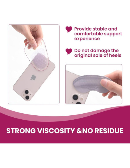 Juego de Almohadillas de Gel Bukihome para Tacones - Alivio Dolor Metatarsal