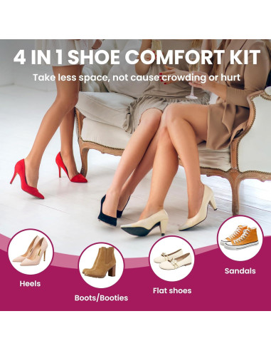 Juego de Almohadillas de Gel Bukihome para Tacones - Alivio Dolor Metatarsal