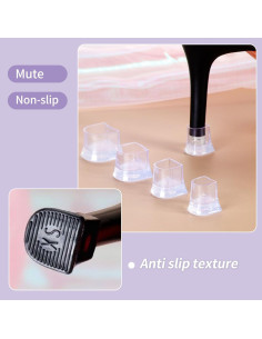 6 Pairs Protectores de Tacón Stiletto SooGree - Antideslizantes 2
