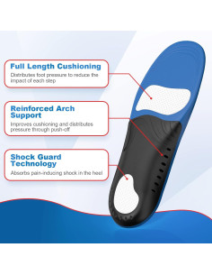 Plantillas Ortopédicas HapJump para Fascitis Plantar - Soporte Arco M 2