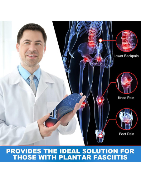 Plantillas Ortopédicas HapJump para Fascitis Plantar - Soporte Arco M Plantillas Ortopédicas HapJump para Fascitis Plantar - Soporte Arco M