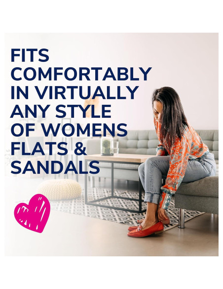 Cojines para Arco Dr. Scholl's Ama tus Flats y Sandalias 3 Pares