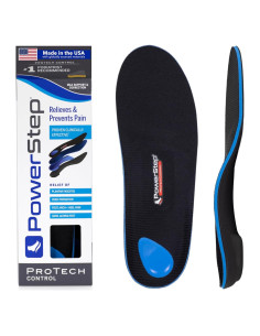 Plantillas ortopédicas PowerStep ProTech Control - Alivio fascitis plantar - M 40-41 W 38-39