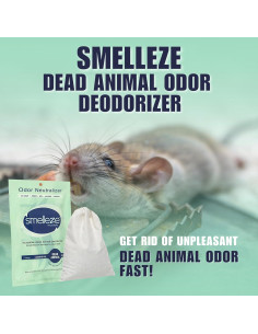SMELLEZE Eliminador de Olores Naturales para Animales Muertos - 1 Bolsa 2