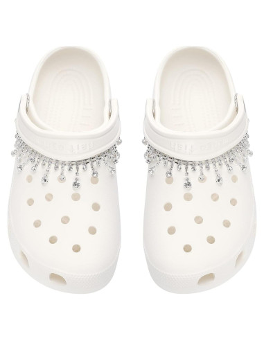 Cadenas de Zapatos Bling Bellaqueo para Niñas - Borlas Plateadas