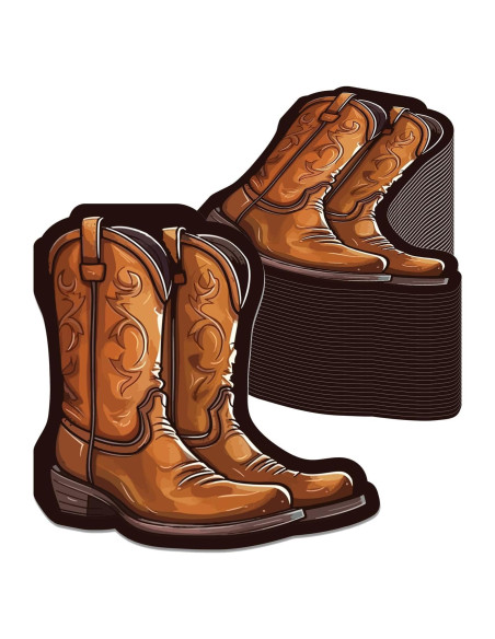 100 Servilletas de Papel Western Bota Cowboy 32x32 cm