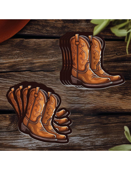 100 Servilletas de Papel Western Bota Cowboy 32x32 cm