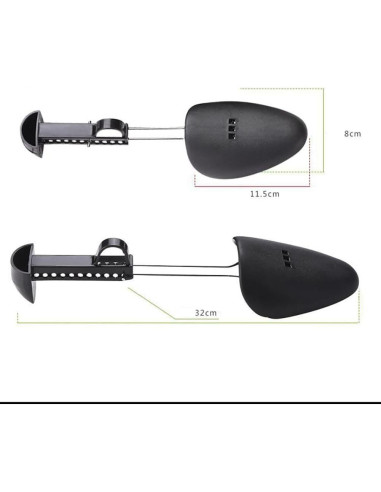 1 Par Estiradores de Zapatos LJJCSFF Ajustables para Hombre
