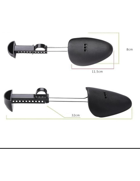 1 Par Estiradores de Zapatos LJJCSFF Ajustables para Hombre
