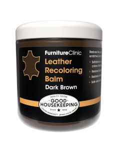 Bálsamo de Recoloración de Cuero Furniture Clinic Marrón Oscuro - 280g