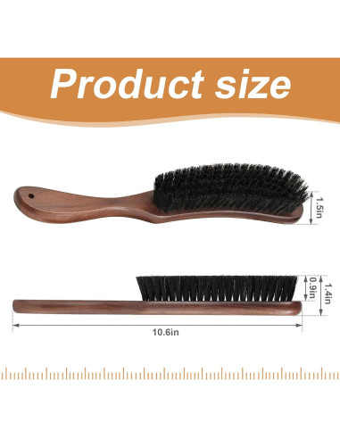 Cepillo de Pelusa Starfa de Madera de Nogal 26.9cm