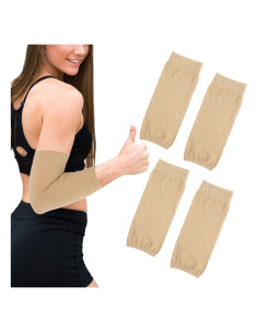 Mangas de Tatuaje Nude Tweruna - 2 Pares para Brazo Unisex