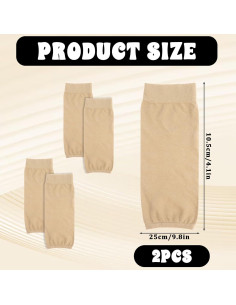 Mangas de Tatuaje Nude Tweruna - 2 Pares para Brazo Unisex 2