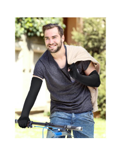 Mangas de Sol Bencailor 2 Pares UV para Hombres y Mujeres 2