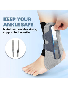 Férula para Tobillo Delianshuzi con Estabilizadores Metálicos 2