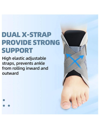 Férula para Tobillo Delianshuzi con Estabilizadores Metálicos