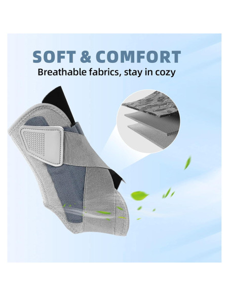 Férula para Tobillo Delianshuzi con Estabilizadores Metálicos