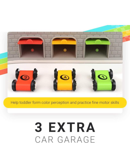 Juguete de Rampa de Coche TOP BRIGHT para Niños 2-4 Años