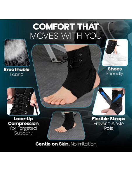Soporte de Tobillo Ajustable Smart Sloppy - Protección Lesiones