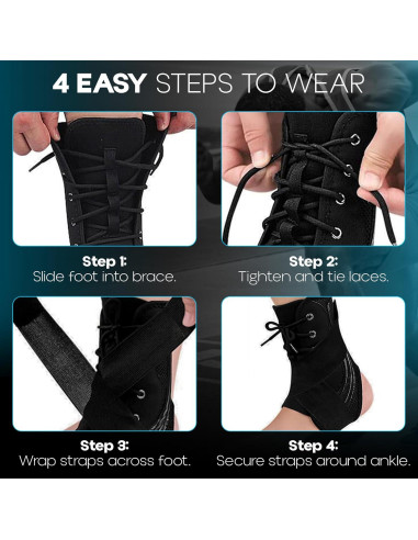 Soporte de Tobillo Ajustable Smart Sloppy - Protección Lesiones