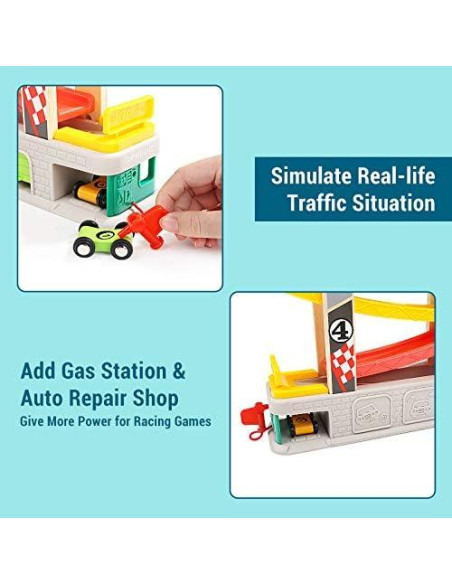 Juguete de Rampa de Coche TOP BRIGHT para Niños 2-4 Años