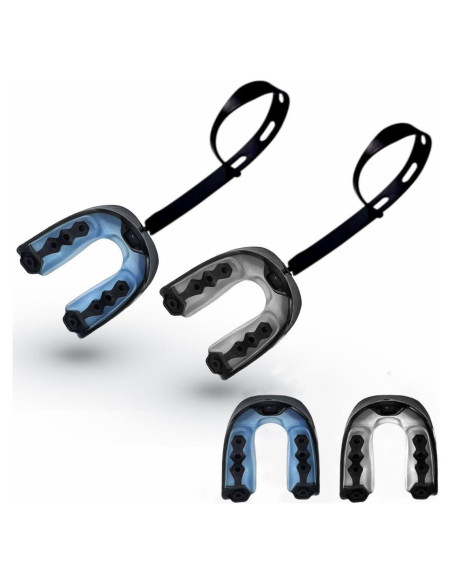 Protector Bucal Deportivo Xinkatior 2pcs Ajustable para Fútbol