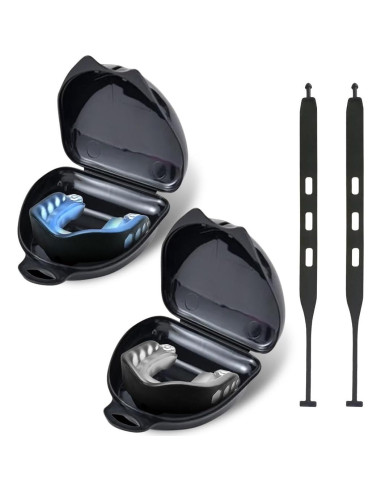 Protector Bucal Deportivo Xinkatior 2pcs Ajustable para Fútbol
