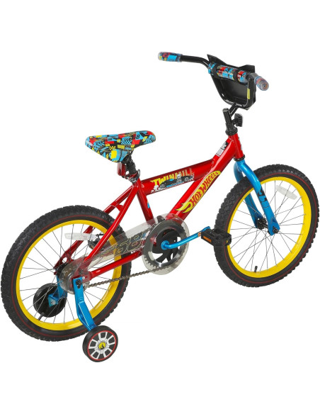 Bicicleta Infantil Dynacraft Hot Wheels 18" Roja para Niños