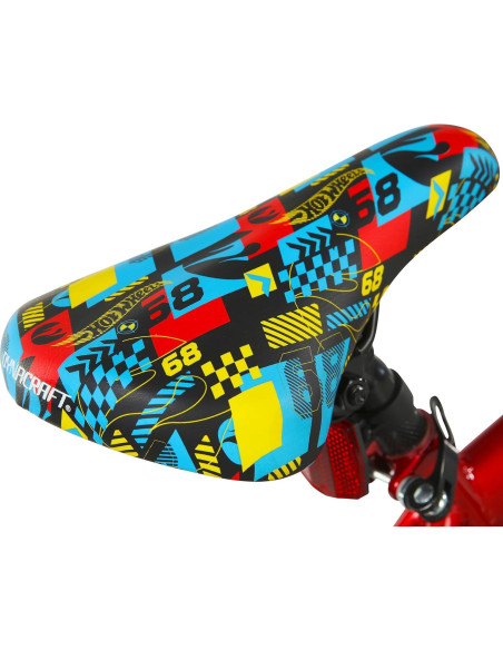 Bicicleta Infantil Dynacraft Hot Wheels 18" Roja para Niños