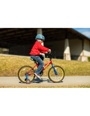 Bicicleta Infantil Dynacraft Hot Wheels 18" Roja para Niños