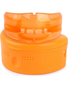 Protector Bucal Deportivo YIJU 2 Pcs Sin Hervir Naranja 2