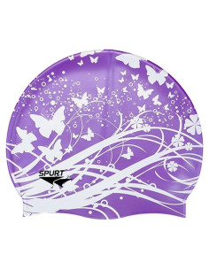 Gorro de natación Moolecole de silicona para cabello largo