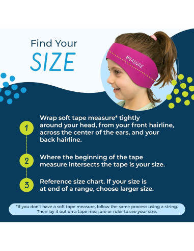Banda para la Cabeza Ear Band-It Ultra Neopreno Natación Niños y Adultos