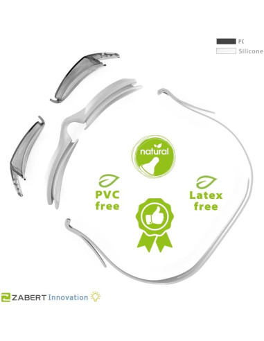 Paquete de 2 Gafas de Natación Unisex ZABERT con Protección UV