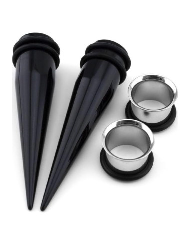 Kit de Estiramiento de Orejas Urban Body Jewelry 9mm - 4 Piezas