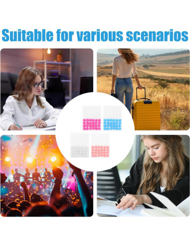 96 Tapones de Silicona Panthra para Dormir y Nadar - Reutilizables