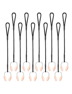 Hiboom 10 Tapones de Nariz de Silicona para Natación Ajustables
